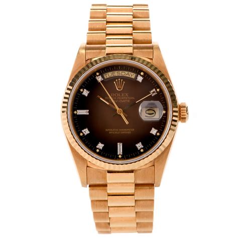 brown and company rolex|brown dial rolex.